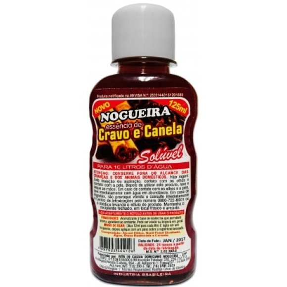 ESSENCIA NOGUEIRA CRAVO E CANELA UNID. 125 ML