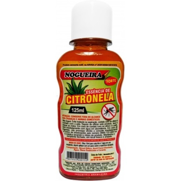 ESSENCIA NOGUEIRA CITRONELA UNID. 125 ML