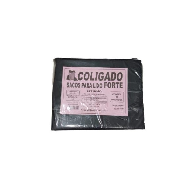 SACO LIXO COLIGADO 200L PC/5 UNID