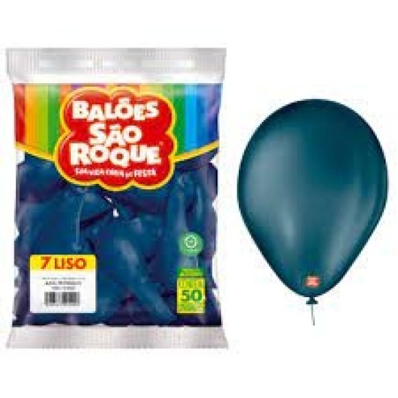 BALAO 7'' AZUL COB. S. ROQUE C/50