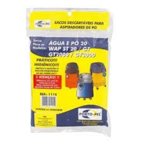 SACO P/ ASPIRADOR ELETROLUX WAP A20/GT REF1114