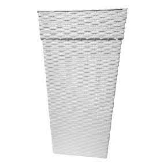 VASO RATTAN QUAD. COLUNA  28 L