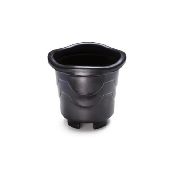 VASO REDONDO PEQUENO PRETO