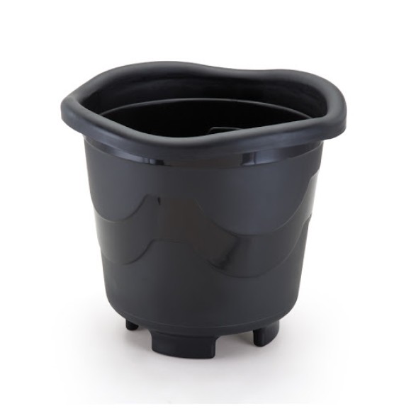 VASO REDONDO EXTRA GRANDE PRETO